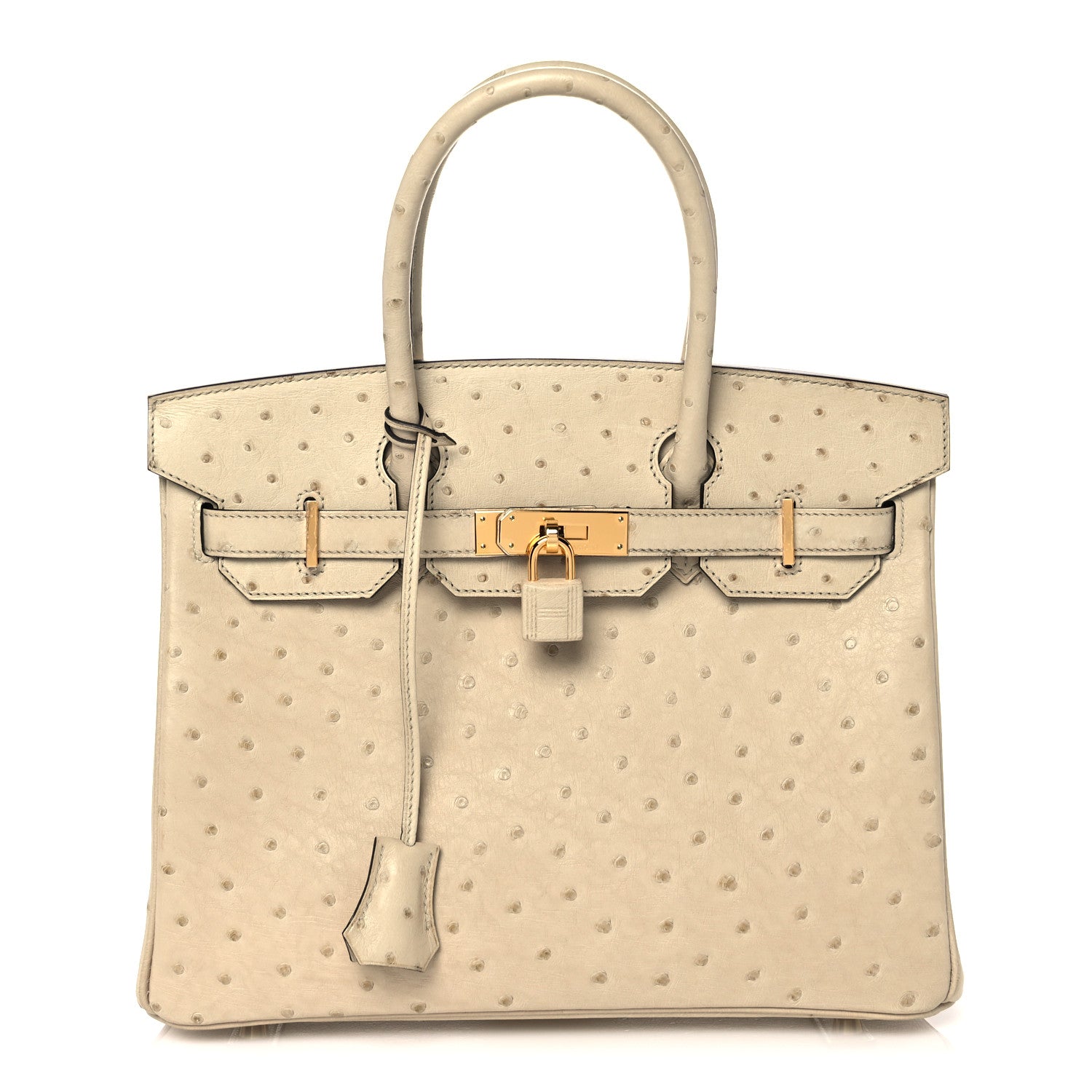 Hermes Ostrich Birkin 30 Parchemin 1 of 10