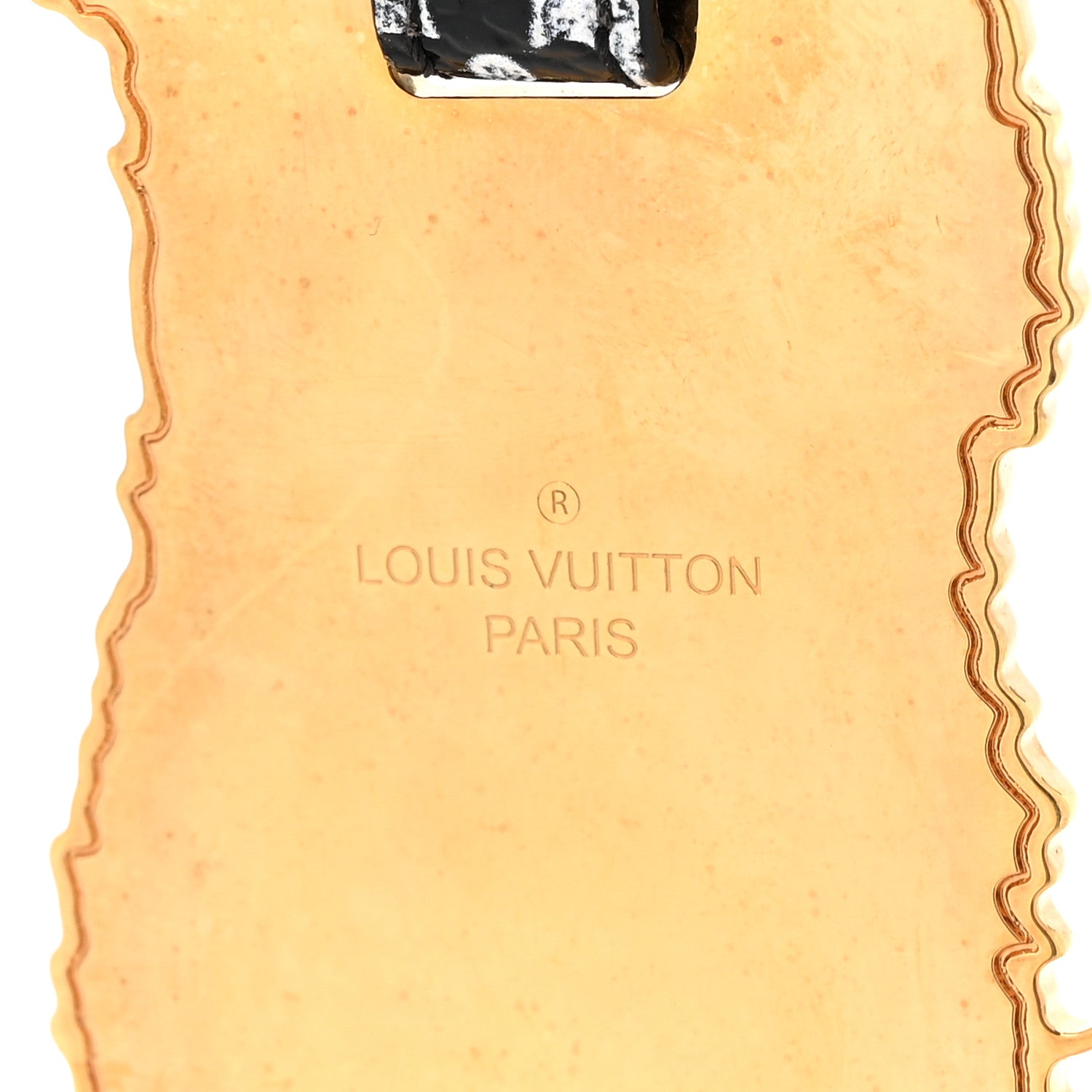 Louis Vuitton Catogram Flying Cat Bag Charm Key Holder Gold Black 3 of 4