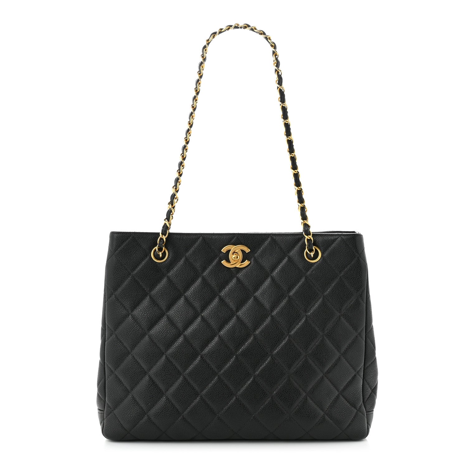Chanel Caviar Quilted Shopper Tote Black 1 of 11