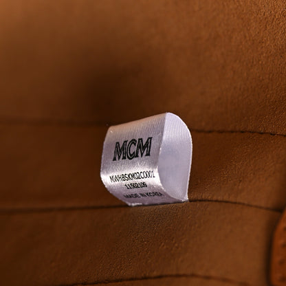 MCM Visetos Medium Klara Hobo Cognac 6 of 8