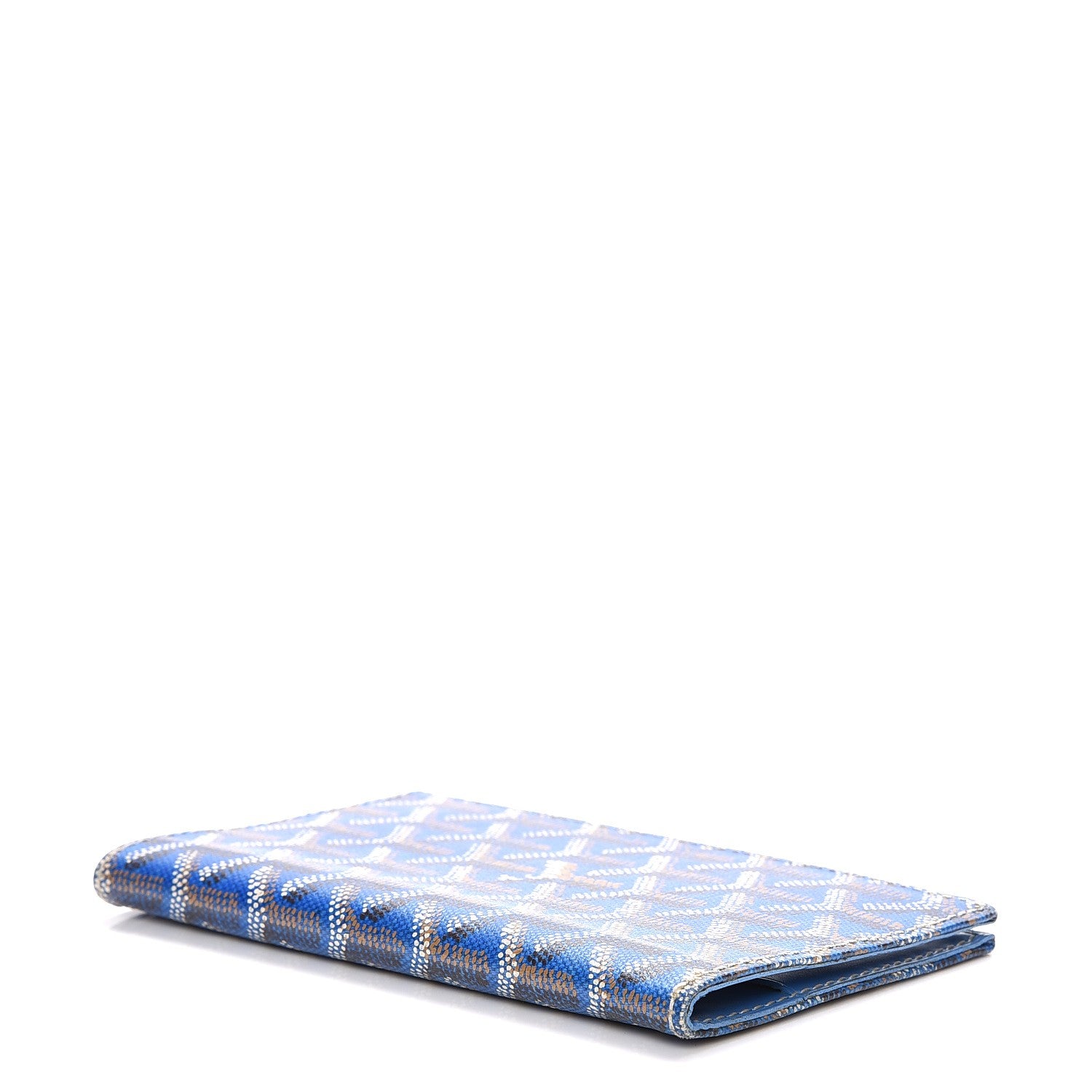 Goyard Goyardine Passport Holder Sky Blue 4 of 10