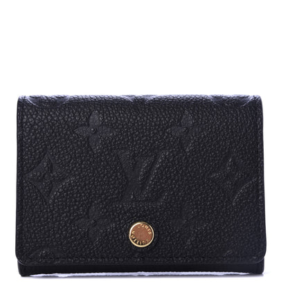 Louis Vuitton Empreinte Business Card Holder Black 1 of 7