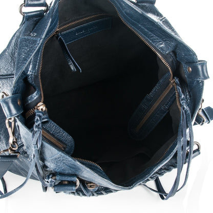 Balenciaga Agneau Classic Hardware Velo Bleu Obscur 5 of 7