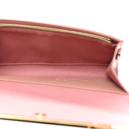Louis Vuitton Vernis Rossmore MM Rose Velours 5 of 8