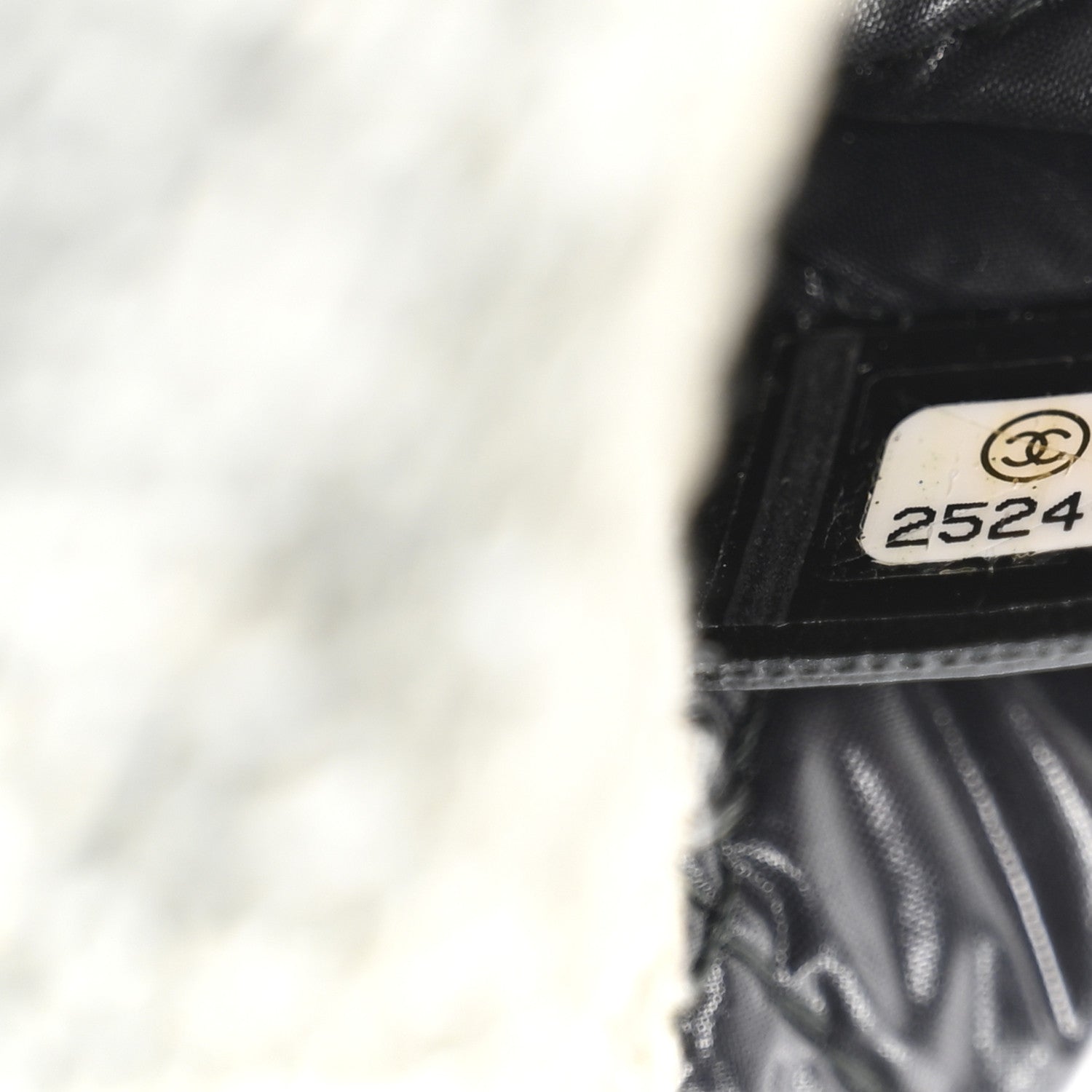 Chanel Canvas Large Deauville Pouch Grey 7 of 10