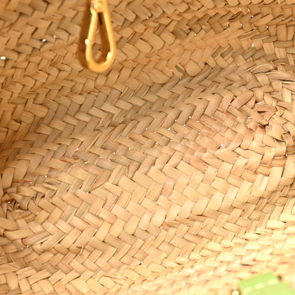 Jacquemus Raffia Suede Le Petit Panier Soli Green 5 of 9