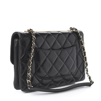 Chanel Lambskin Quilted Medium Trendy CC Flap Black 2 of 10