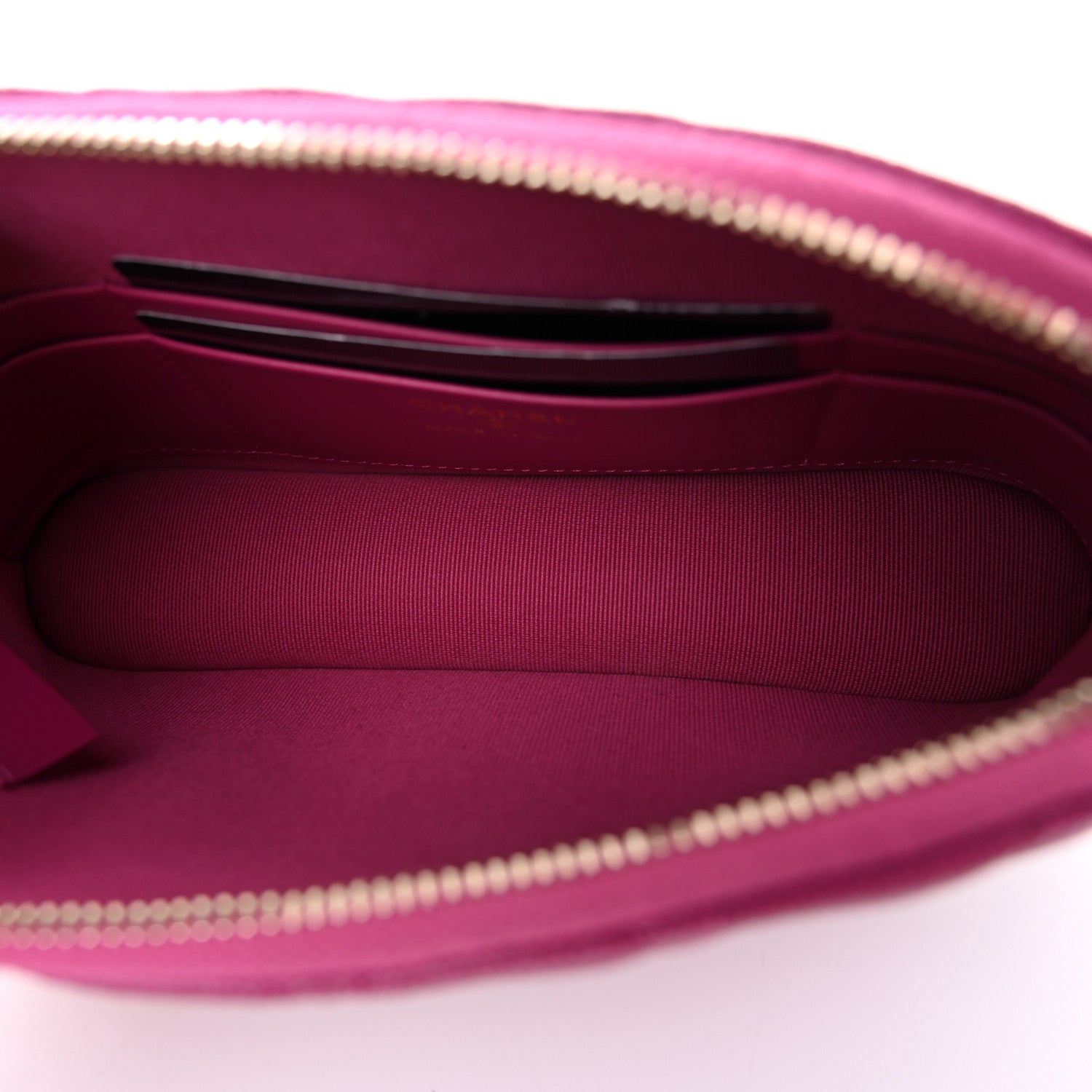 Chanel Caviar Quilted Classic Clutch With Chain Dark Pink 5 of 11