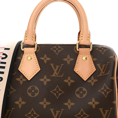 Louis Vuitton Monogram Speedy Bandouliere 20 Black 7 of 10
