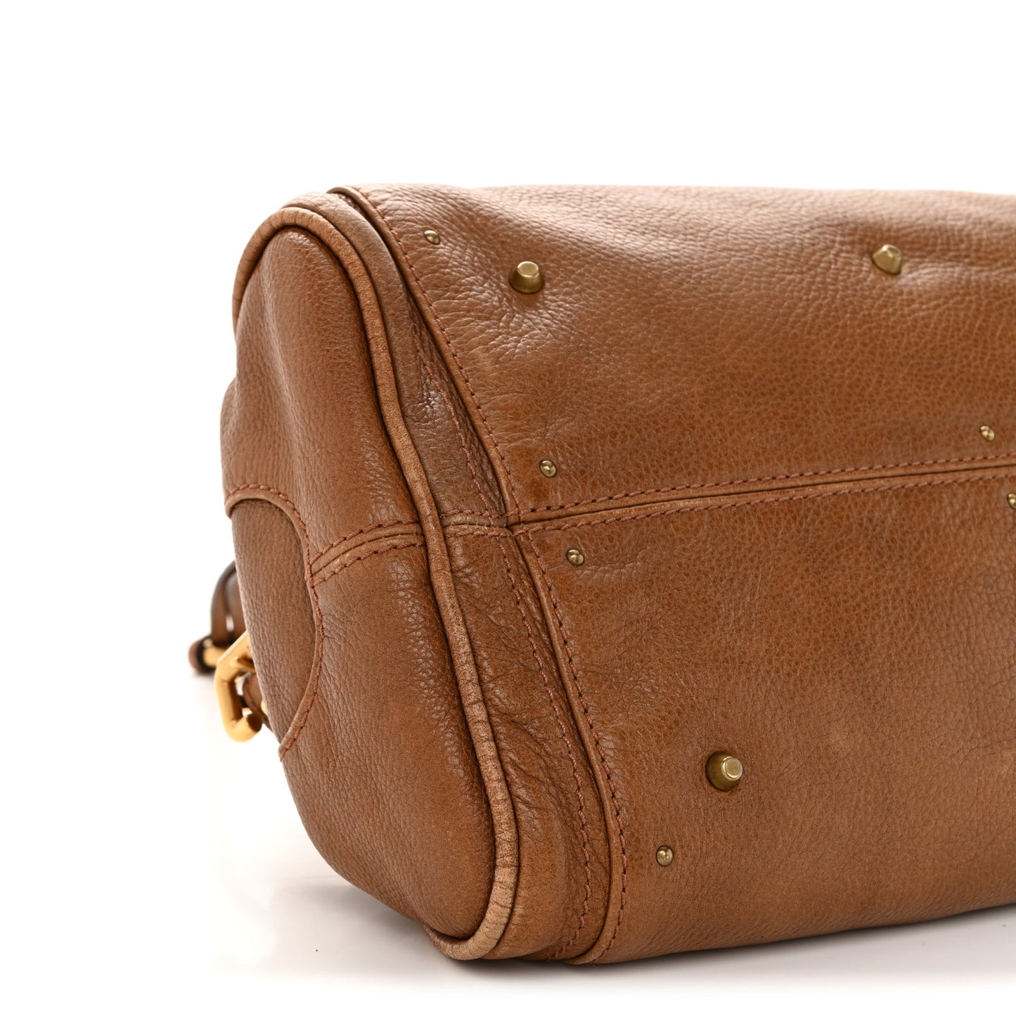 Calfskin Medium Paddington Satchel Tan