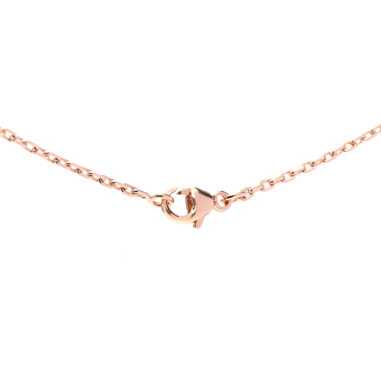 Hermes Lacquered Rose Gold Mini Pop H Pendant Necklace Marron Glace 5 of 8