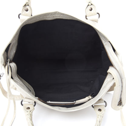 Balenciaga Agneau Classic Hardware City White 5 of 16