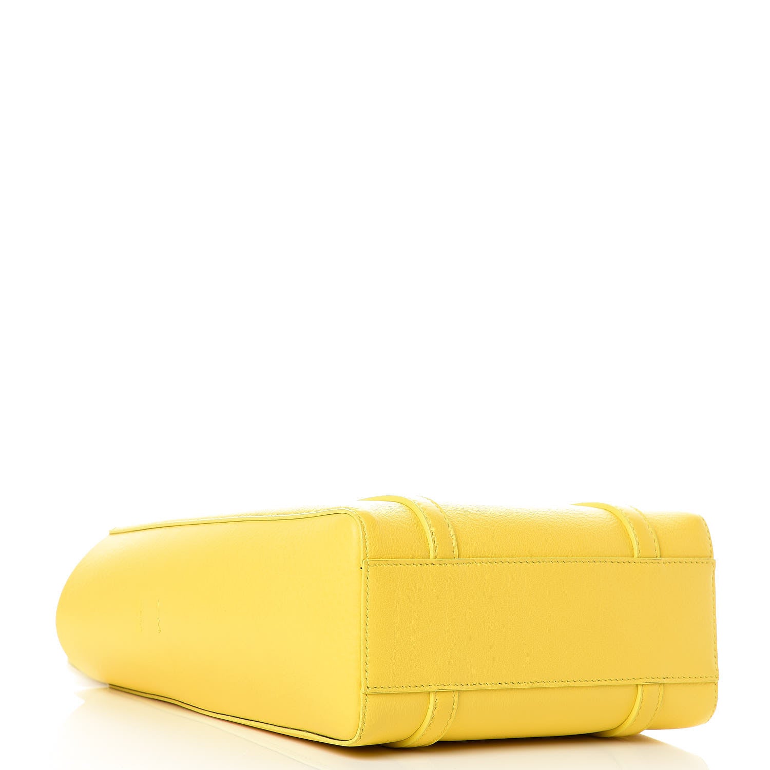 Balenciaga Smooth Calfskin Logo XXS Everyday Tote Jaune Soleil Black 4 of 9