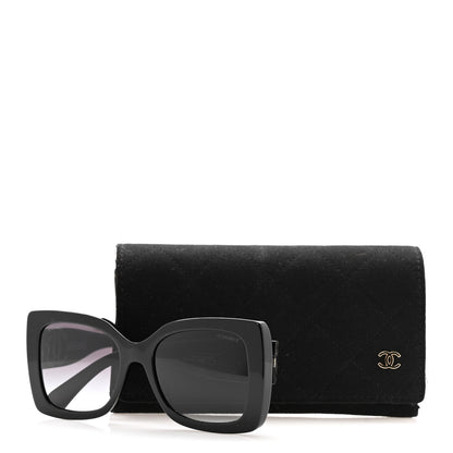 Chanel Square Polarized CC Sunglasses 5494-A Black 9 of 9