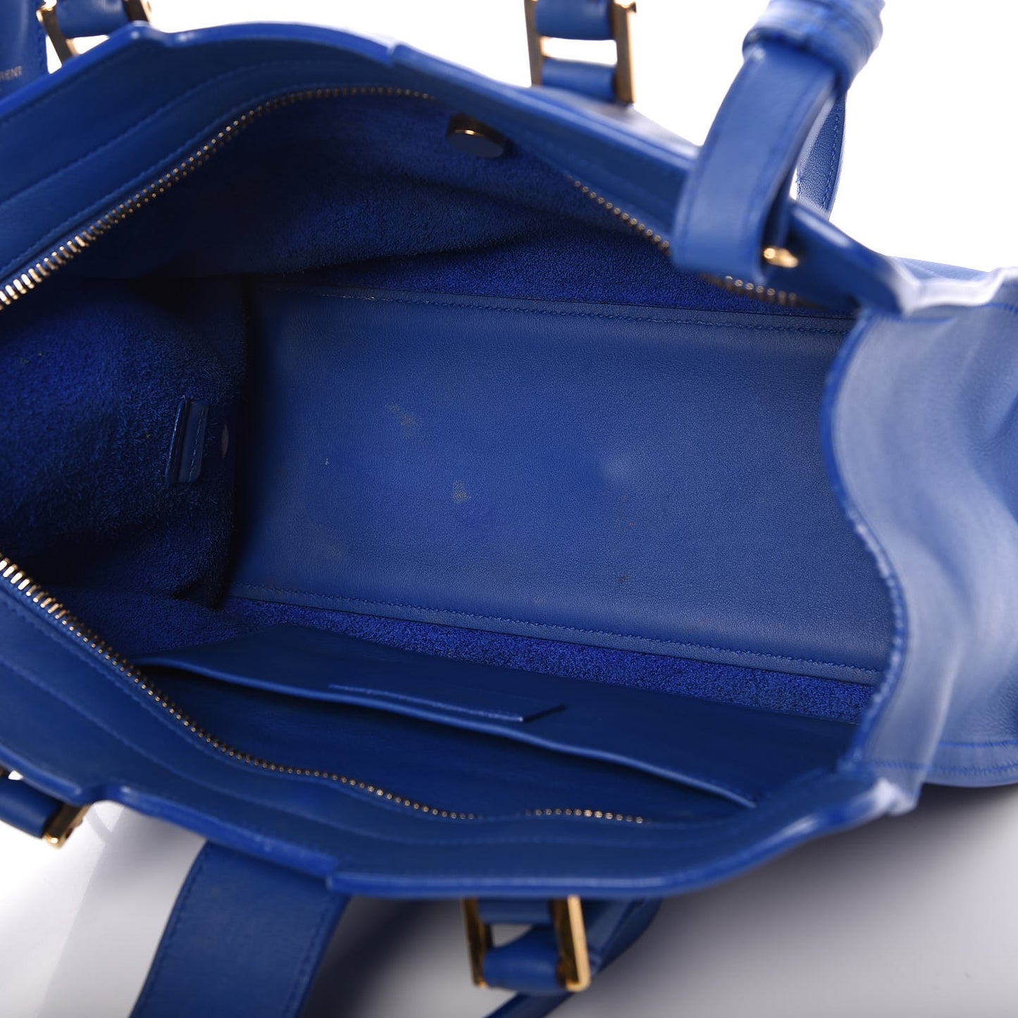 Calfskin Monogram Baby Cabas Blue Majorelle