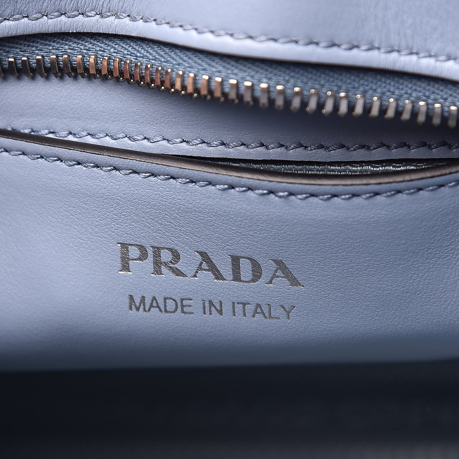 Prada Saffiano Cuir Calfskin Mini Monochrome Top Handle Tote Astrale 6 of 9
