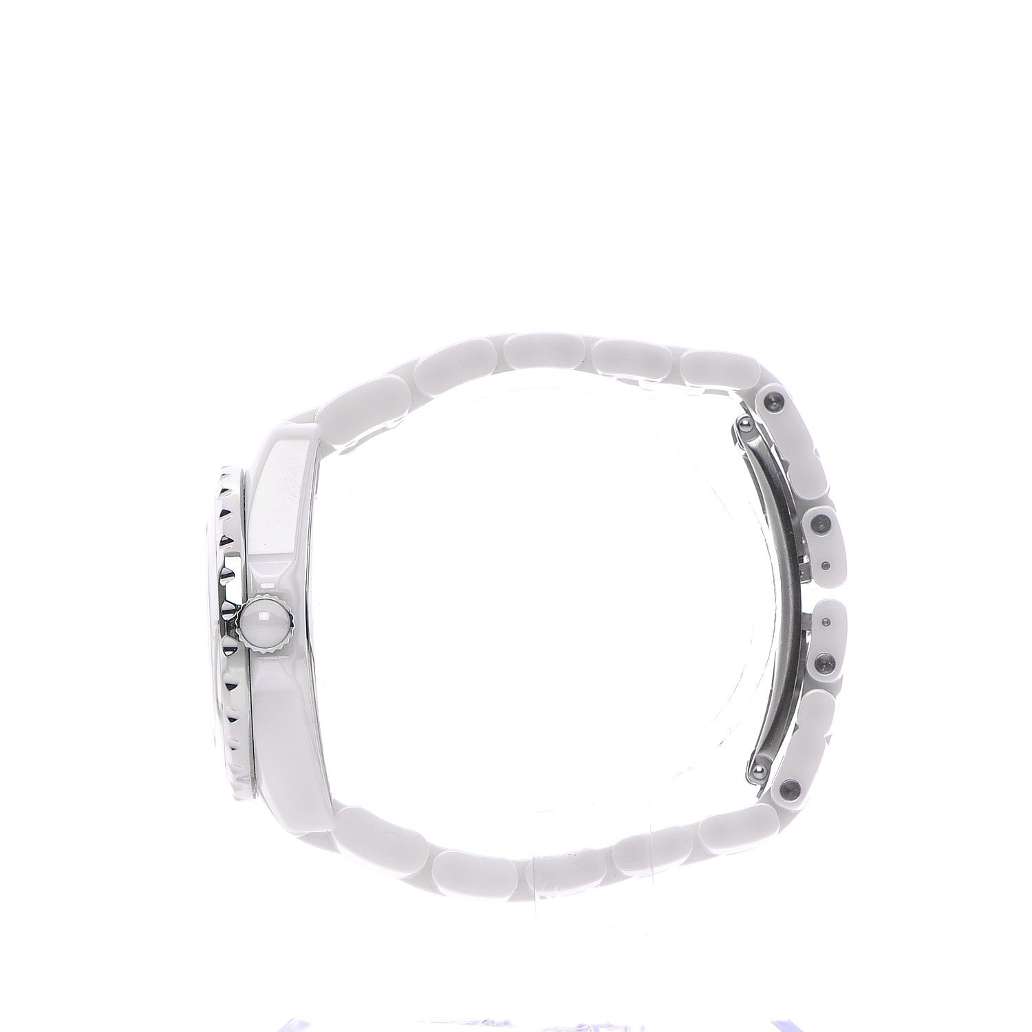 Chanel Stainless Steel Ceramic 33mm J12 Quartz Watch White 4 of 7