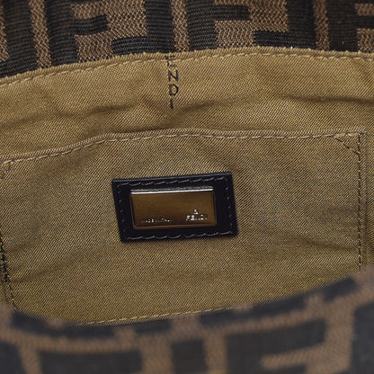 Fendi Zucca Small Chef Shoulder Bag Tobacco 6 of 7