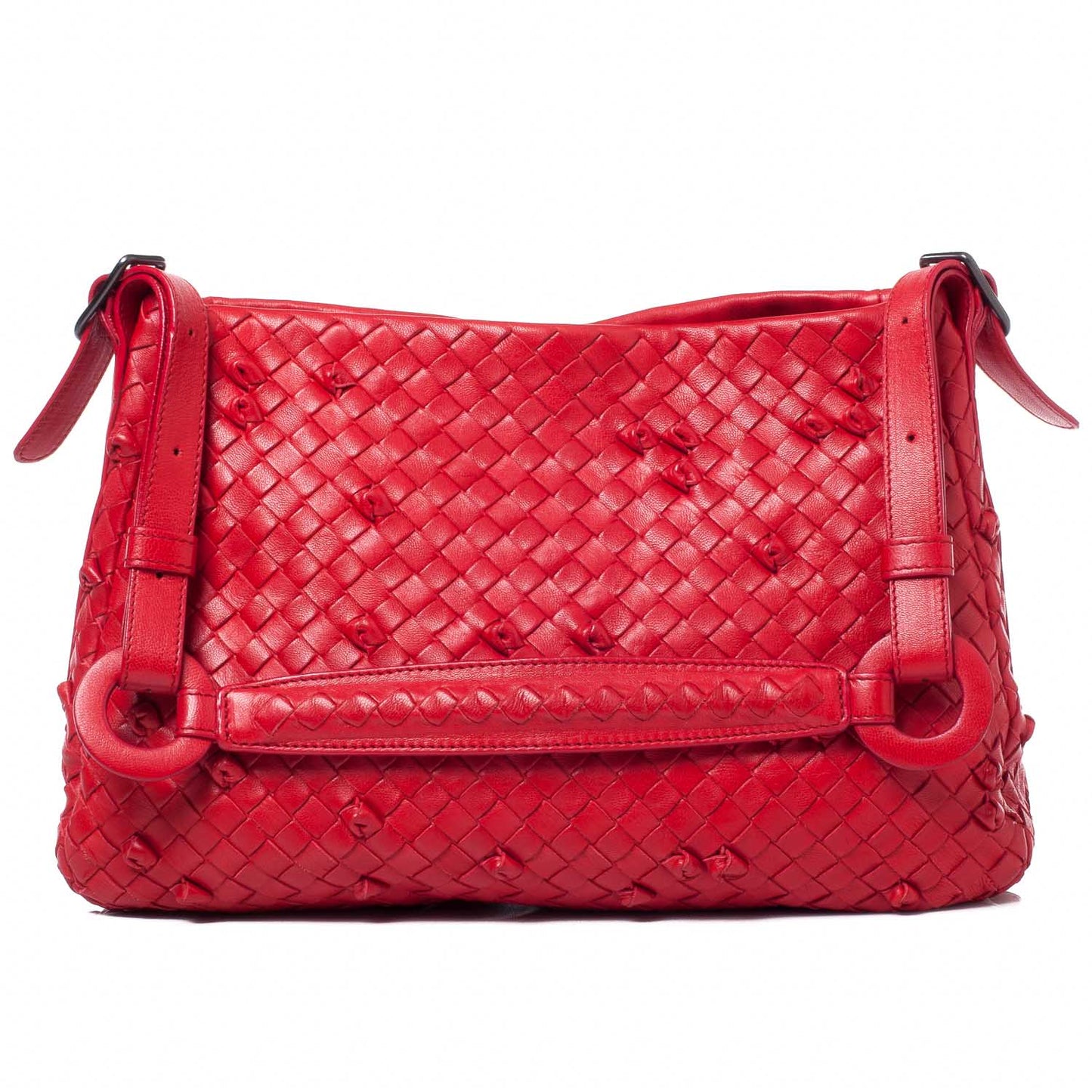 Nappa Intrecciato Naruto Knot Shoulder Bag