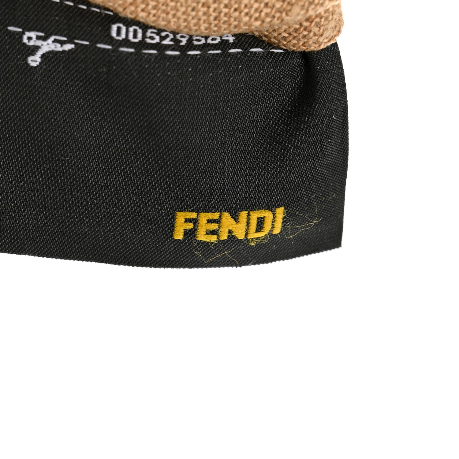 Fendi Vitello Zucca Large Peekaboo Iconic Satchel Yellow Tobacco 7 of 12