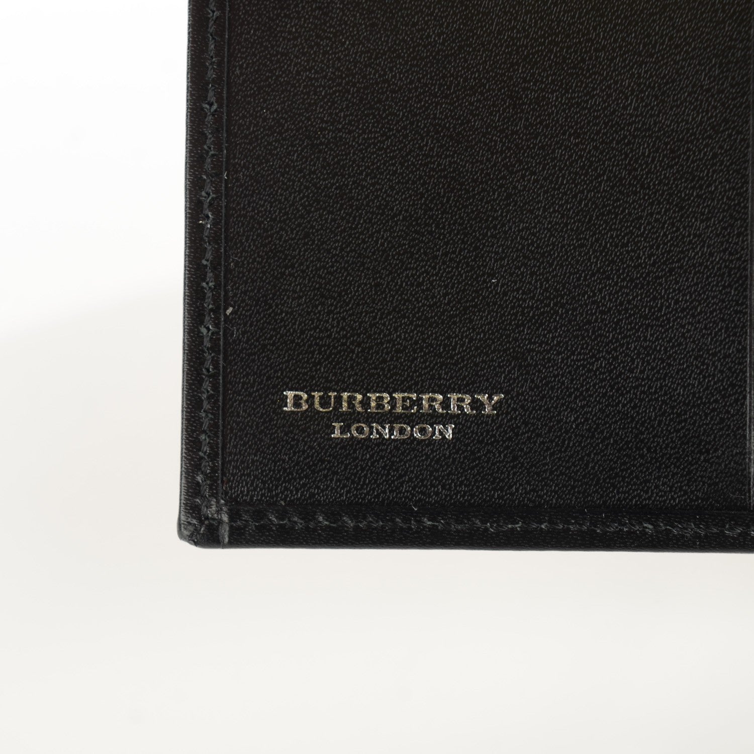 Burberry Nova Check Compact Wallet Black 6 of 7