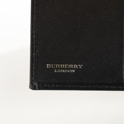 Burberry Nova Check Compact Wallet Black 6 of 7