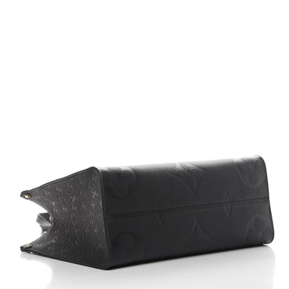 Louis Vuitton Empreinte Monogram Giant Onthego MM Black 4 of 10