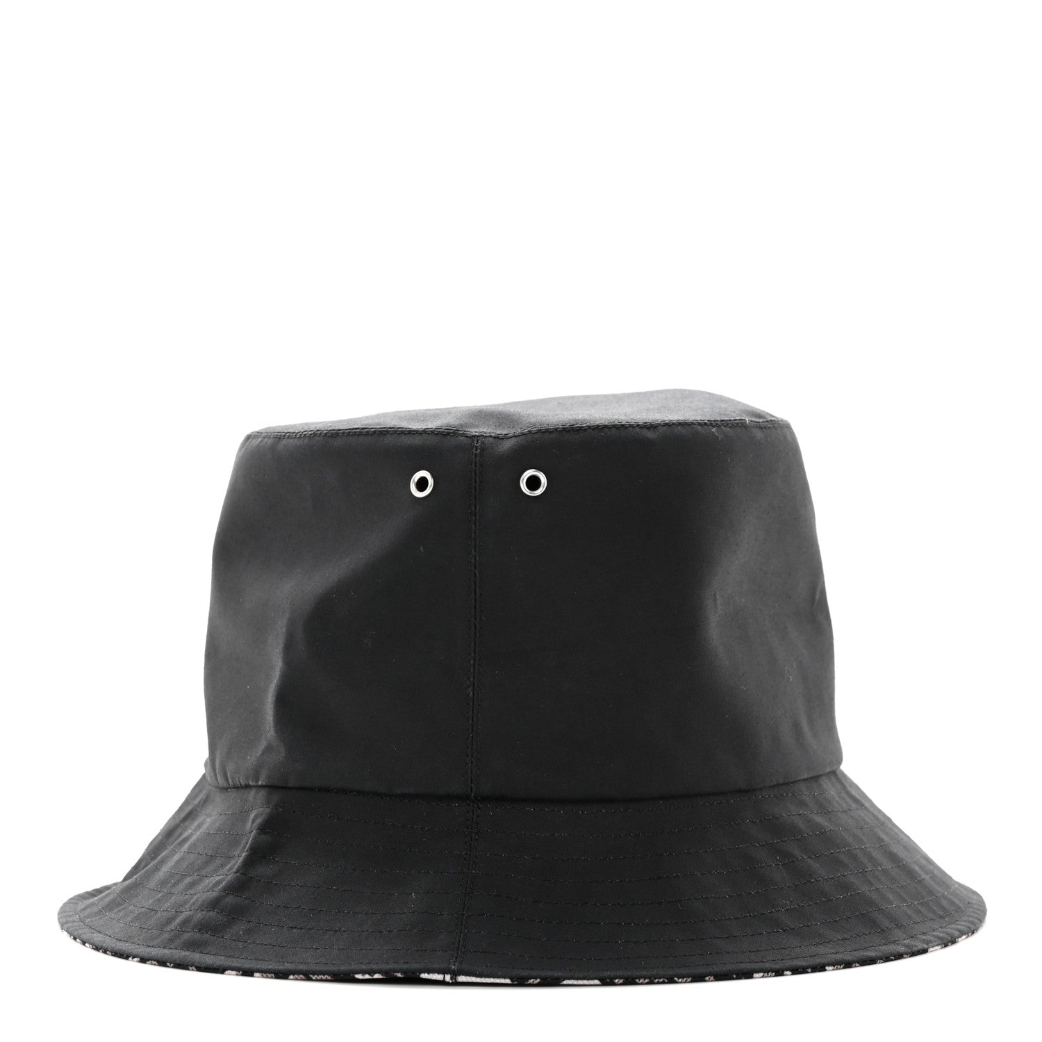 Christian Dior Oblique Reversible Teddy-D Brim Bucket Hat 58 Black 4 of 9