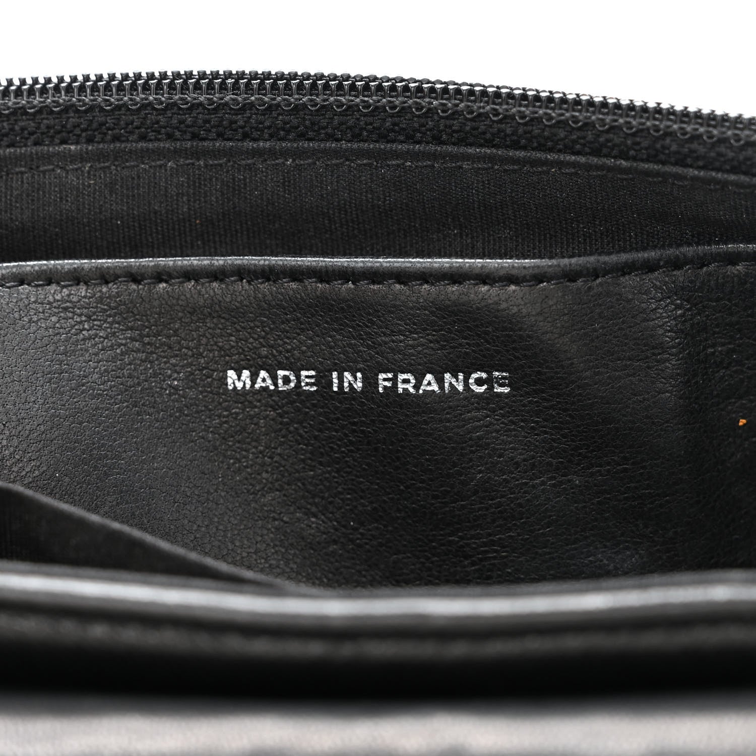 Chanel Lambskin Half Moon Wallet On Chain WOC Black 7 of 11