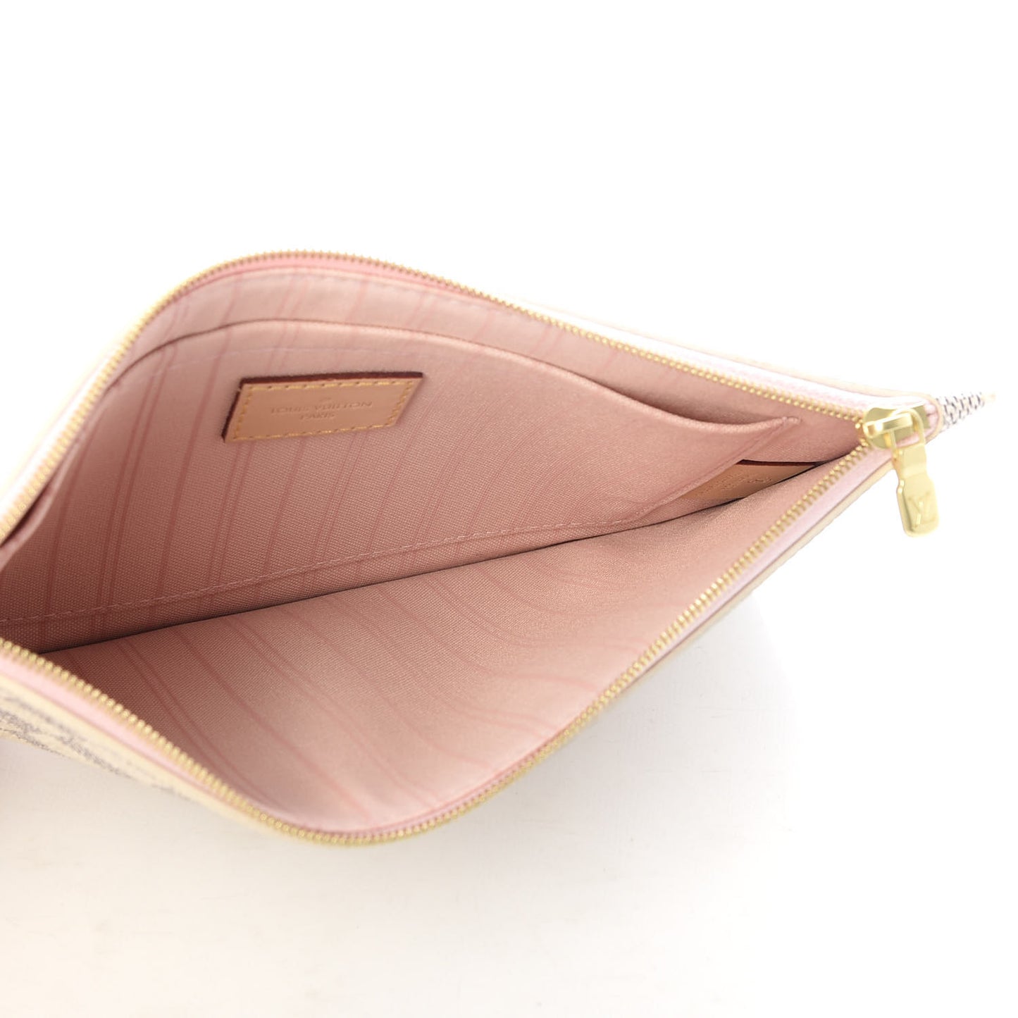 Damier Azur Neverfull MM GM Pochette Rose Ballerine