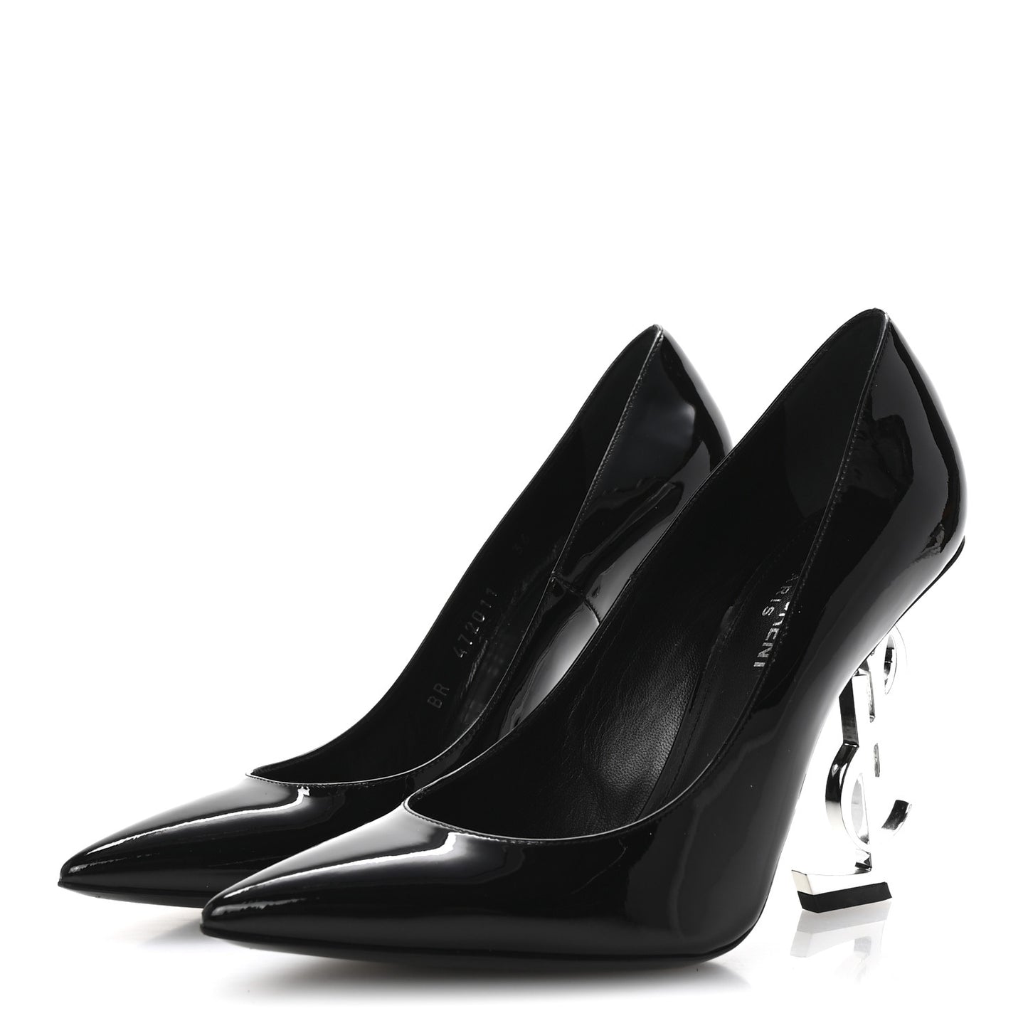 Patent Opyum 110 Pumps 36 Black Silver