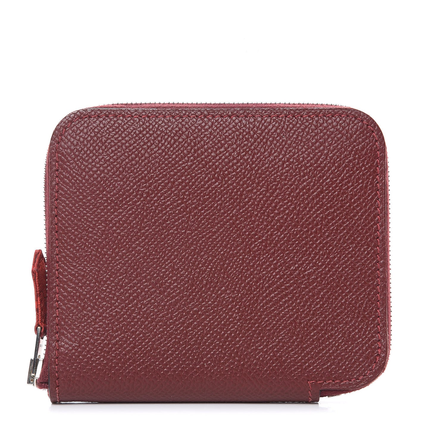 Epsom Silk'in Compact Wallet Rouge H