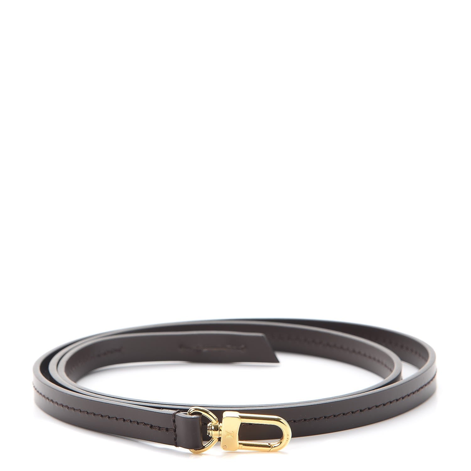 Louis Vuitton Calfskin 12mm Favorite Long Strap Brown 1 of 6