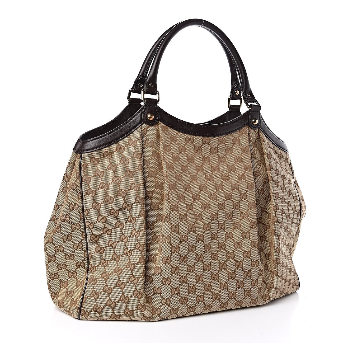 Monogram Large Sukey Tote Dark Brown