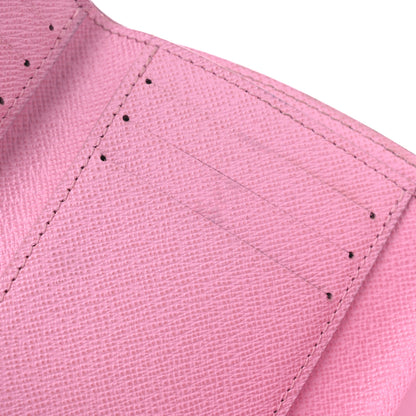 Louis Vuitton Monogram 2023 Christmas Animation Alpine Victorine Wallet Wisteria Pink 8 of 8