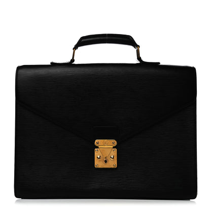 Louis Vuitton Epi Serviette Conseiller Briefcase Black 1 of 17