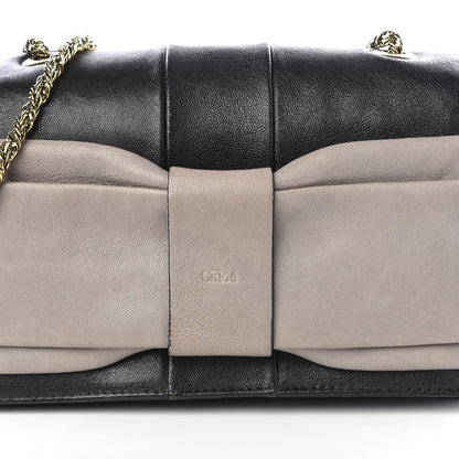 Chloe Calfskin Small June Bow Shoulder Bag Black 9 of 10