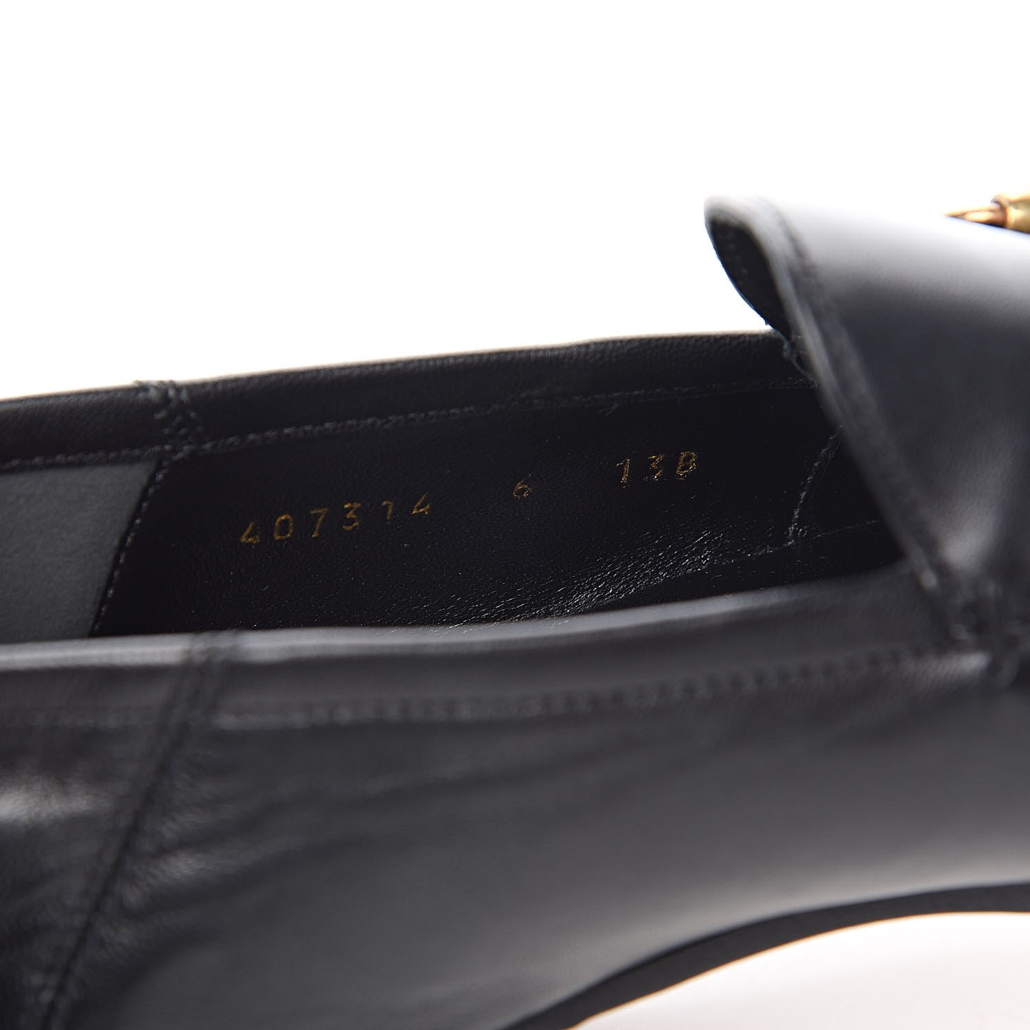 Gucci Lambskin Mens Brixton Horsebit Loafers 6 Black 8 of 9