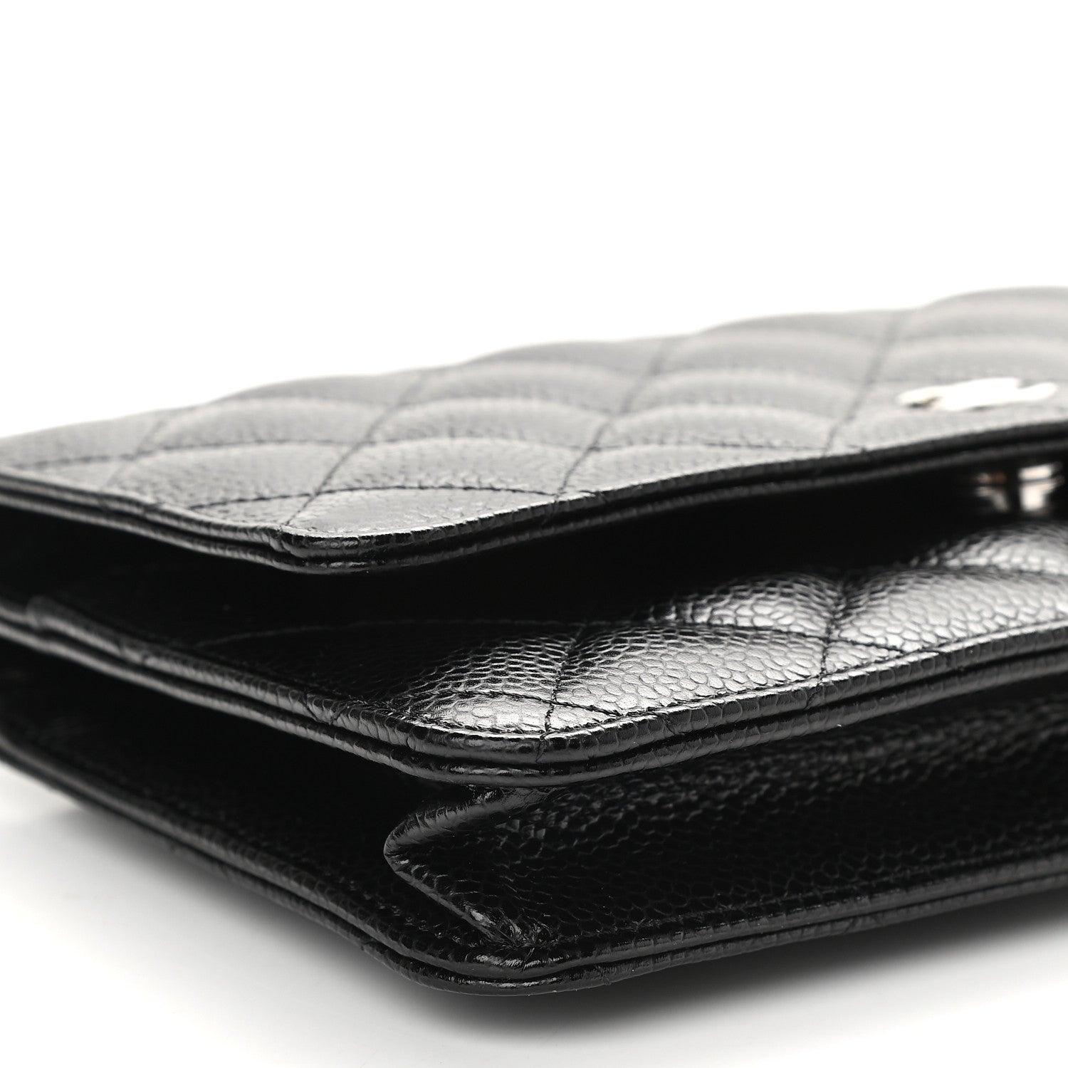 Chanel Caviar Quilted Wallet On Chain WOC Black 9 of 10