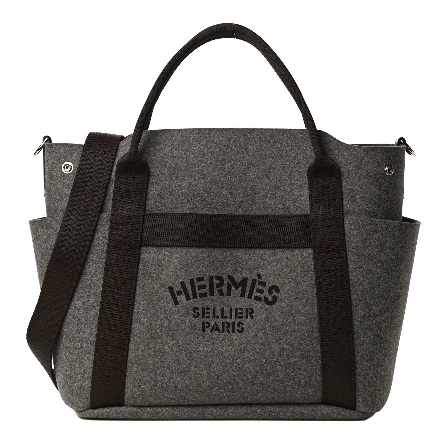 Felt Sac De Pansage Groom Bag Acier