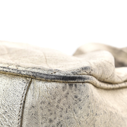 Chanel Distressed Lambskin Le Marais Tote Gold 11 of 17