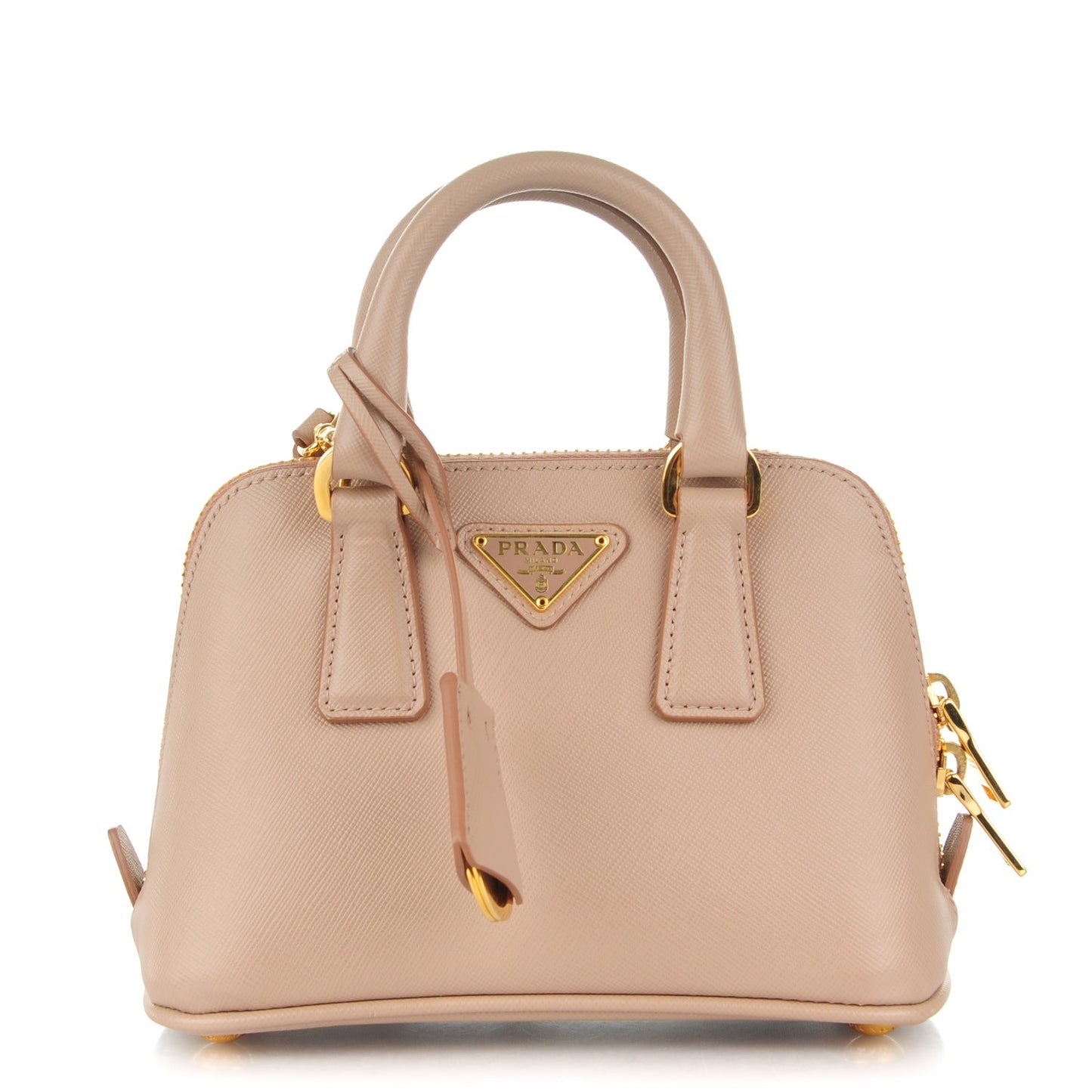 Saffiano Lux Mini Promenade Tote Cammeo
