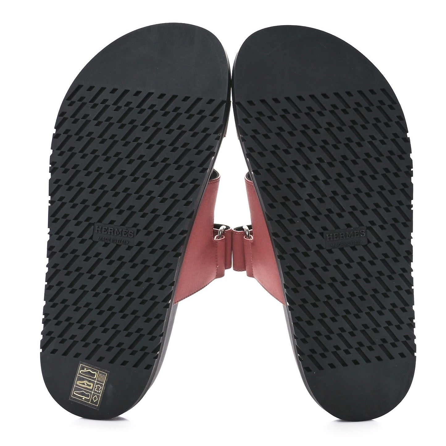 Satin Crepe Chypre Sandals 36 Bois De Rose