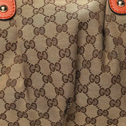 Gucci Monogram Medium Sukey Top Handle Orange 8 of 10