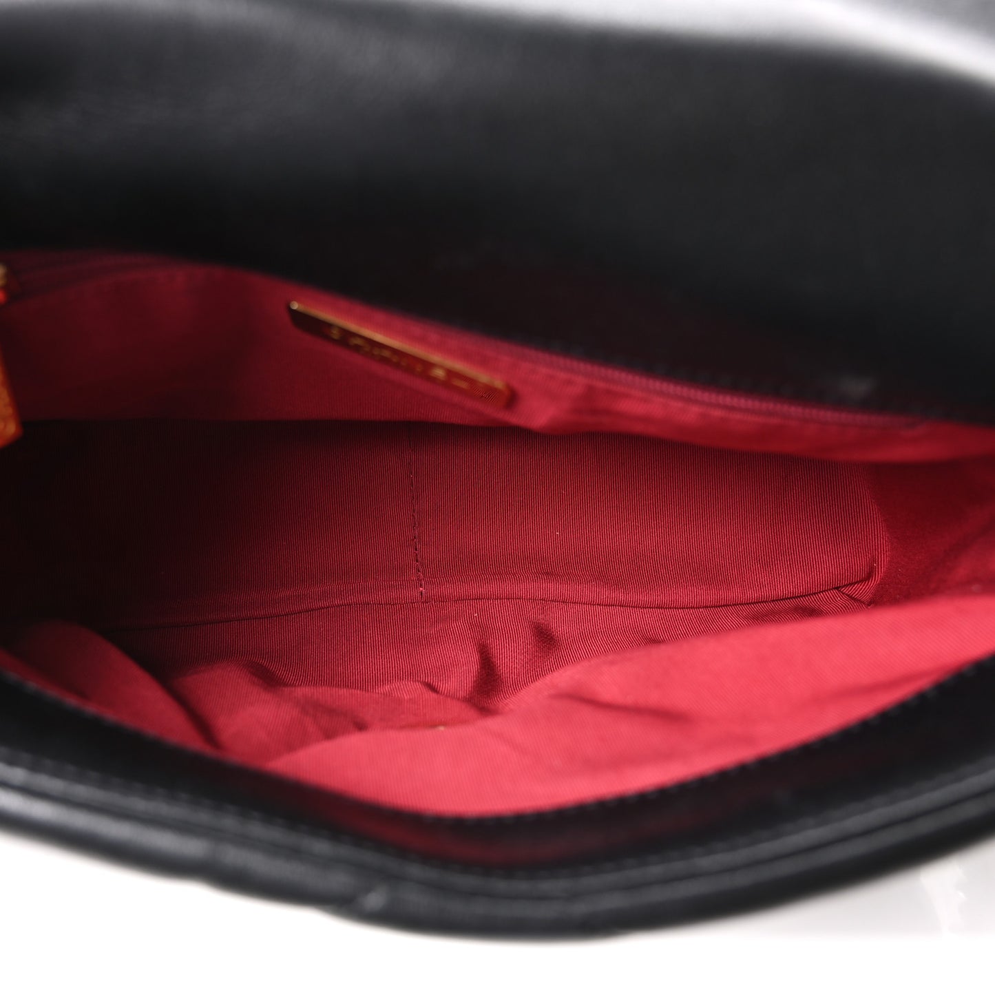 Lambskin Quilted Medium Chanel 19 Flap Black