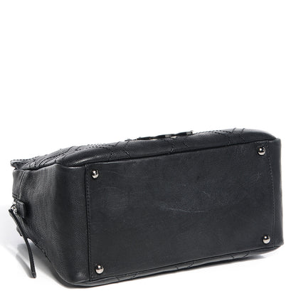 Chanel Calfskin Small Diamond Stitch Tote Black 4 of 7