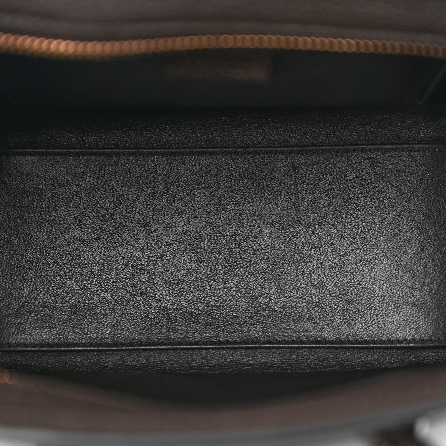 Celine Drummed Calfskin Nano Luggage Brown 5 of 20
