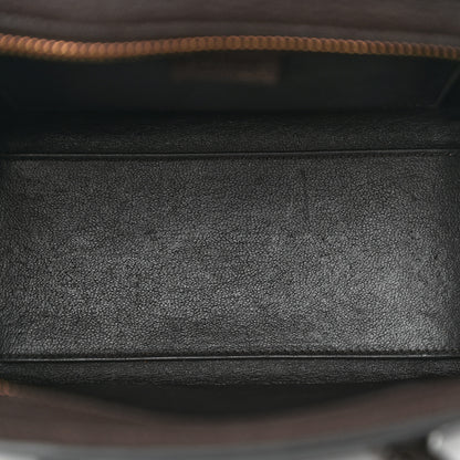 Celine Drummed Calfskin Nano Luggage Brown 5 of 20