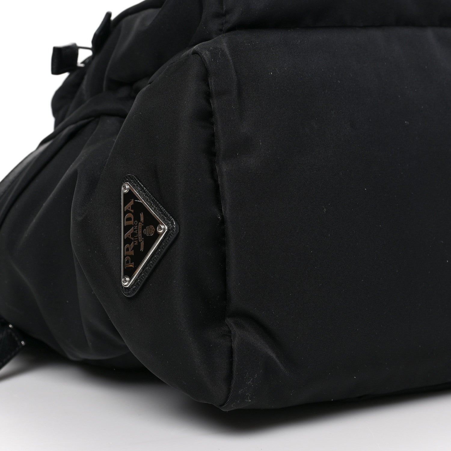 Prada Tessuto Nylon Saffiano Briefcase Black 7 of 8