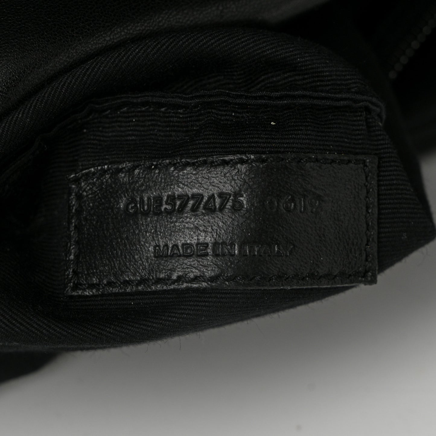 Lambskin Quilted Monogram Monochrome Small Loulou Puffer Chain Satchel Black